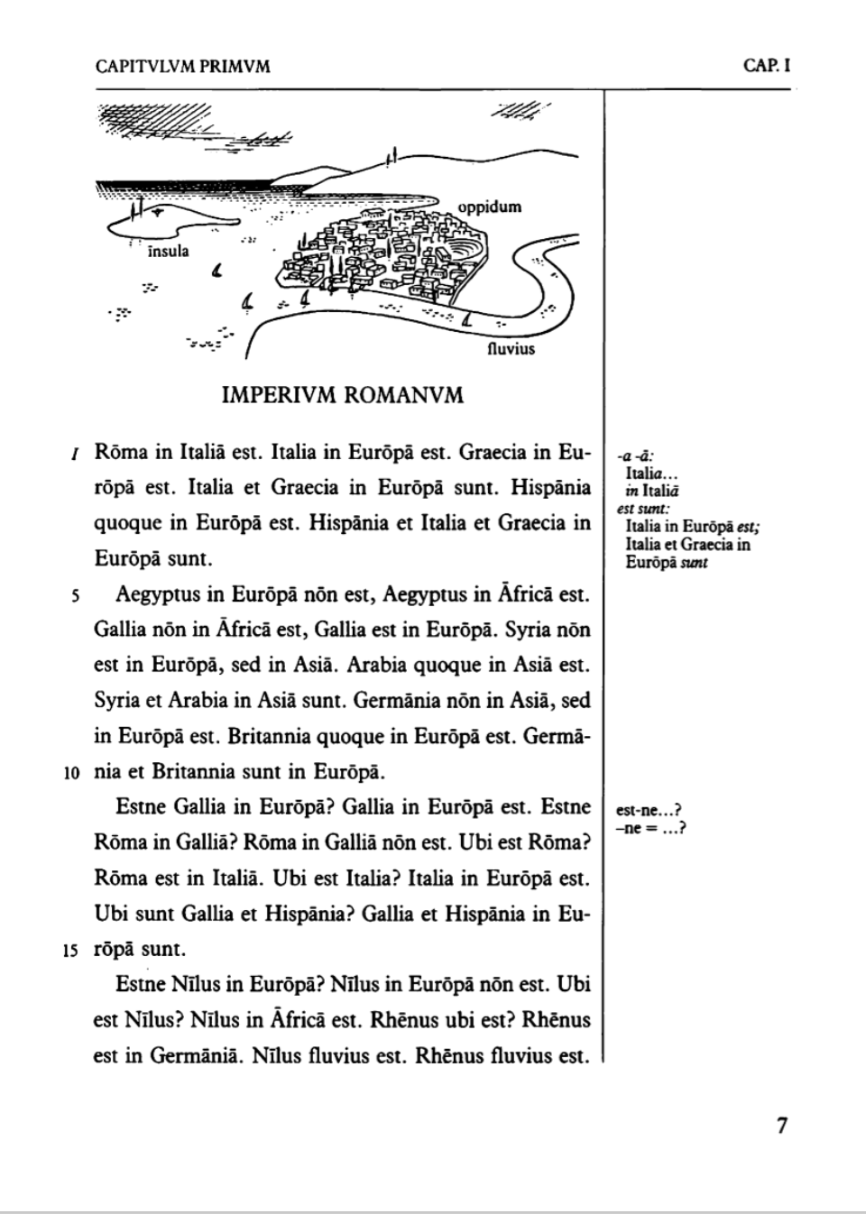 Lingua latina per se illustrata. CAPITVLVM перевод.